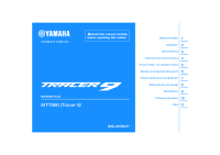 Yamaha Tracer 9 900 - Owners manual 2023 EN 